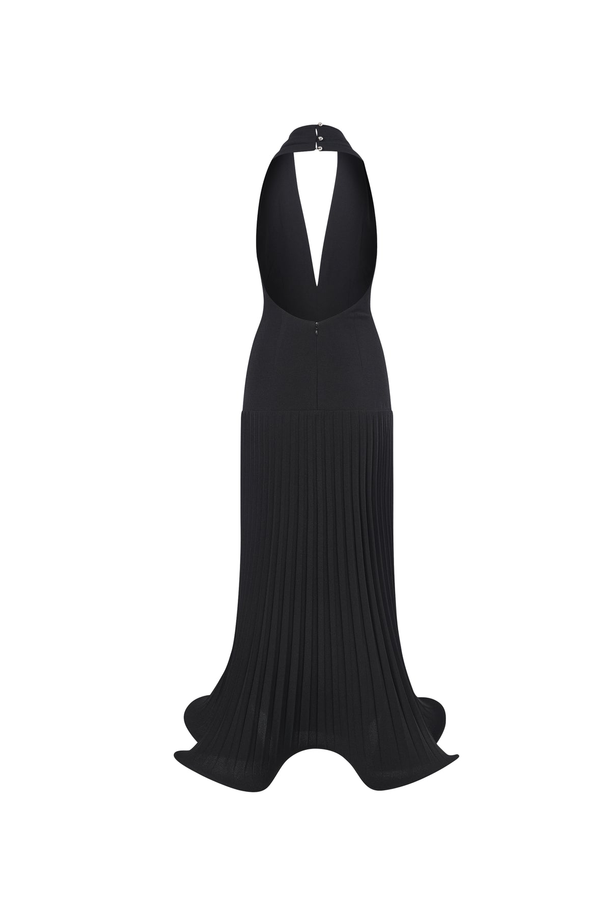 Aetherial Halter Pleated Dress