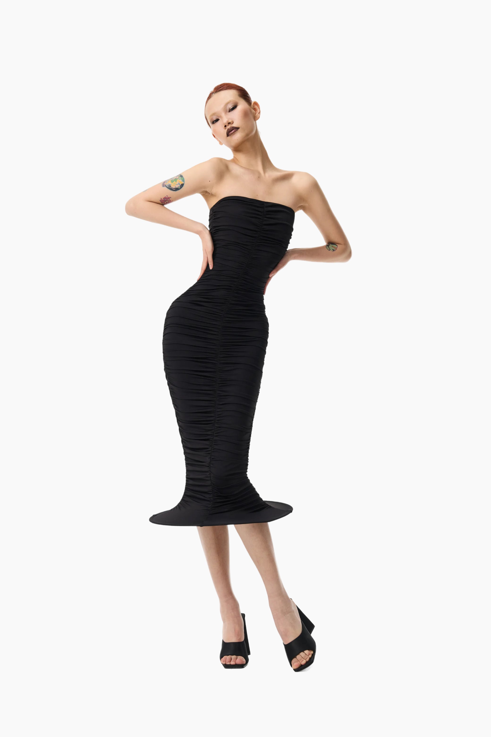 Siren Ruché Hourglass Dress Siren Ruché Hourglass Dress