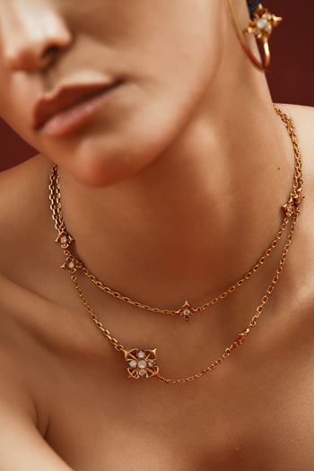 Orbital Drift Long Necklace