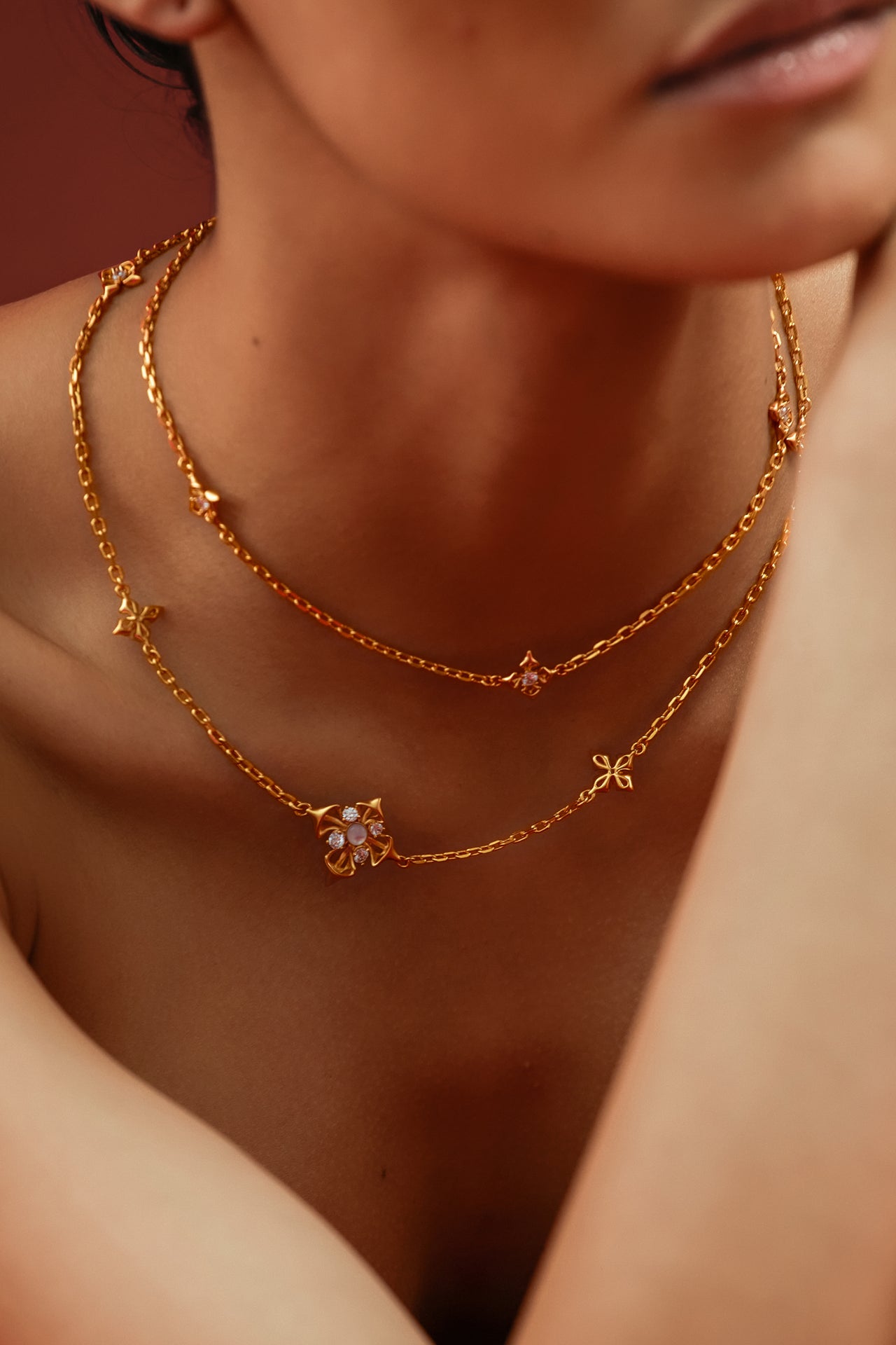 Orbital Drift Long Necklace