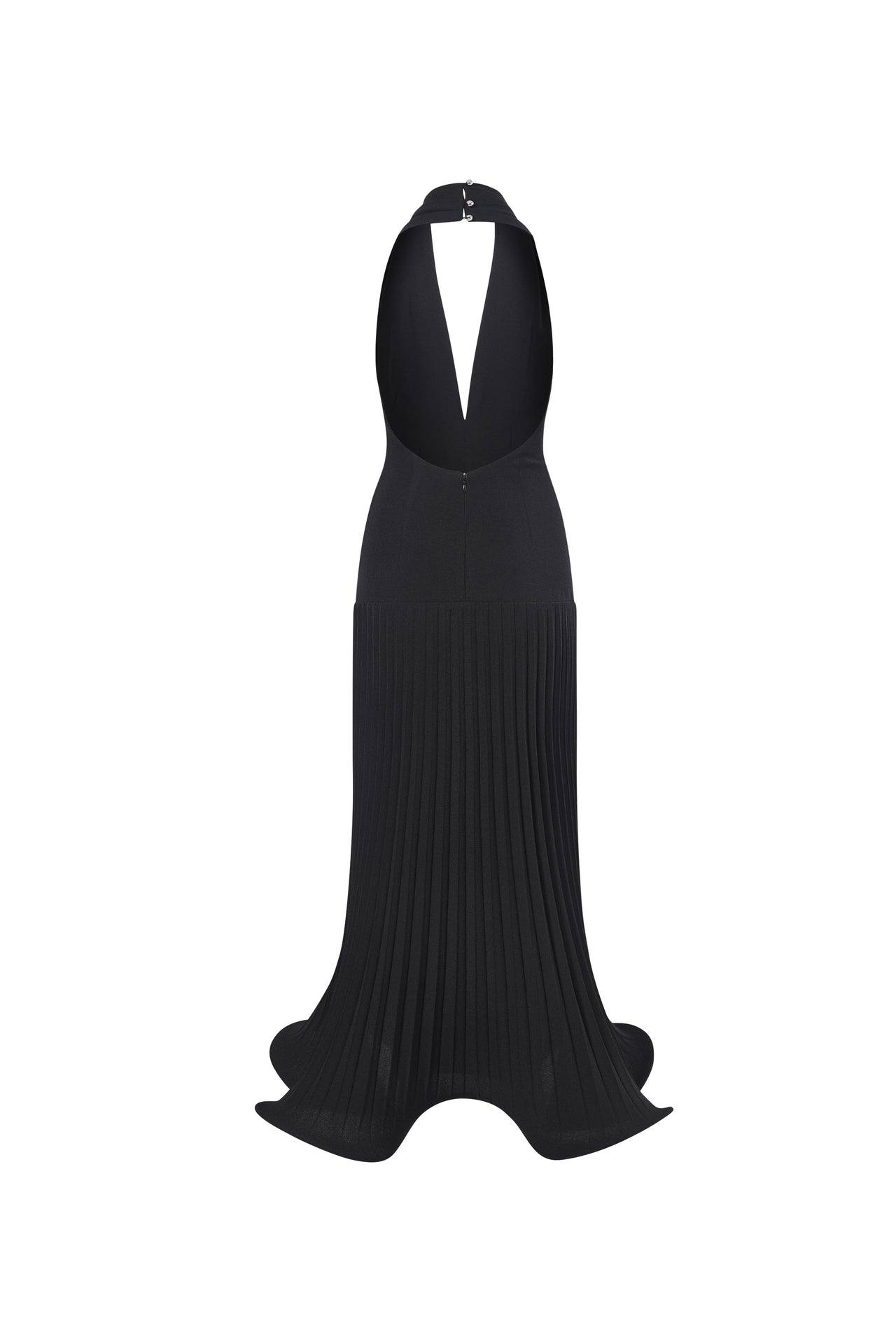 Aetherial Halter Pleated Dress