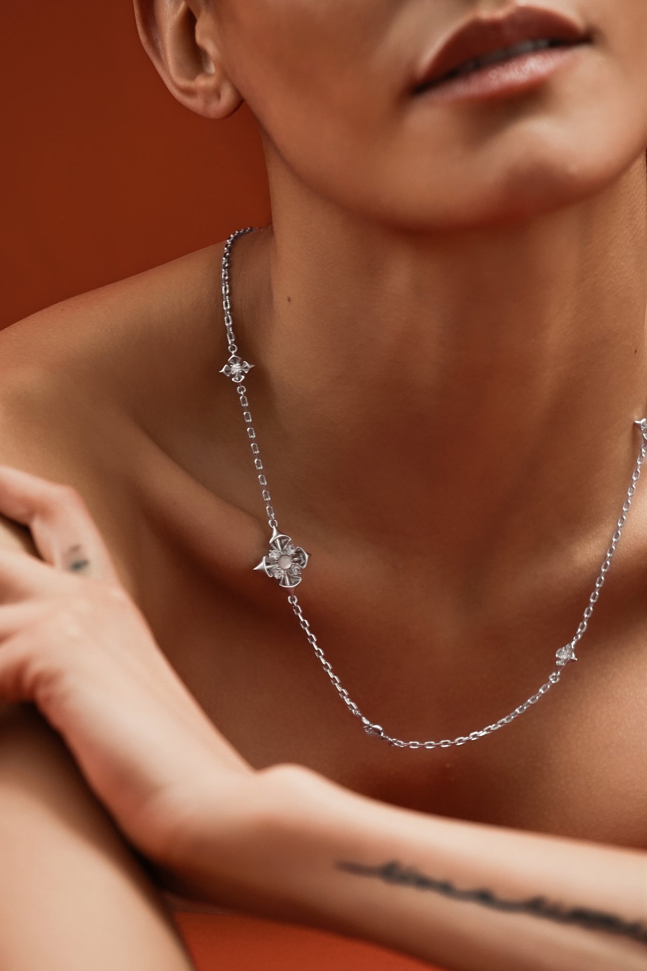 Orbital Drift Long Necklace