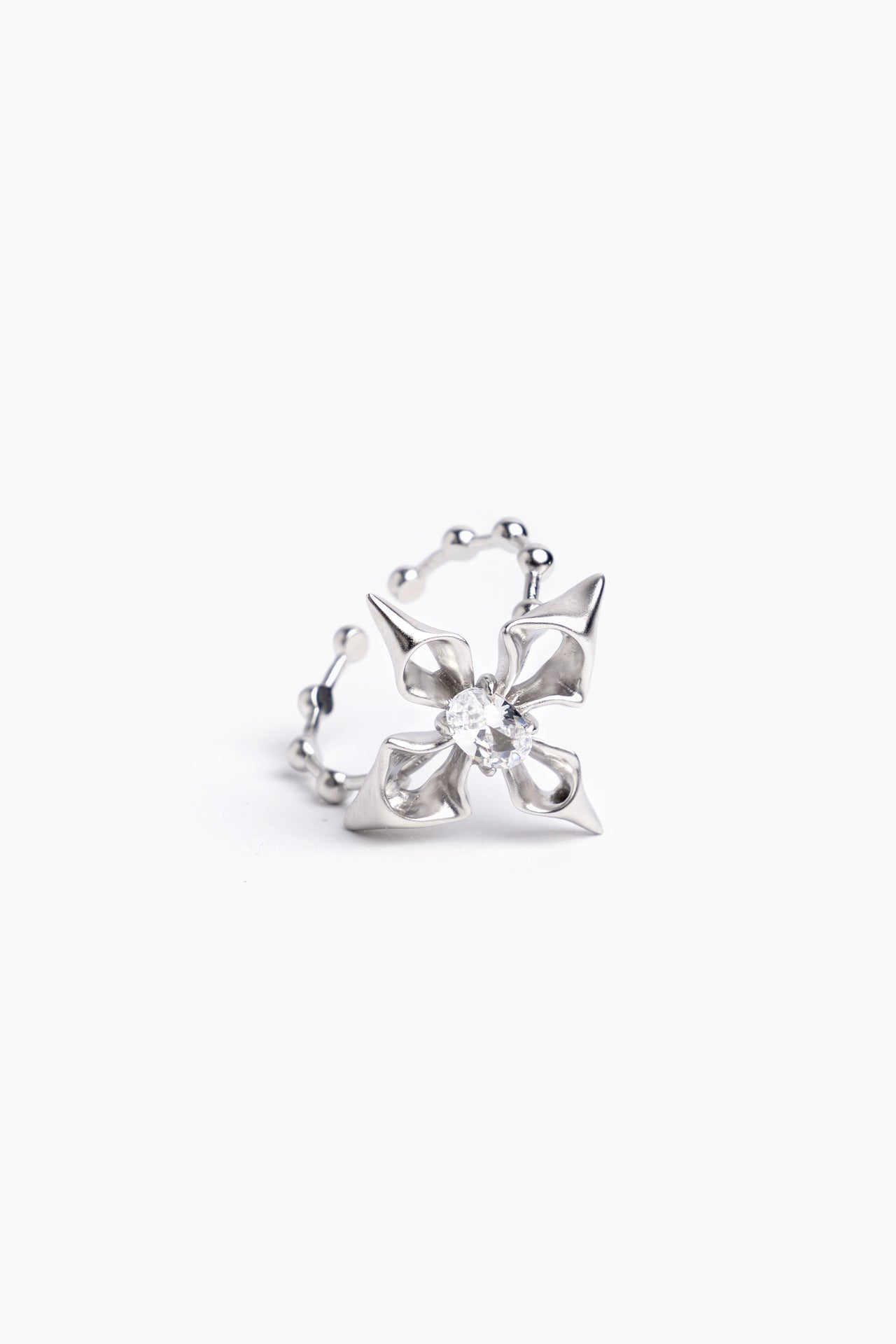 Quiet Cross Ring - Silver