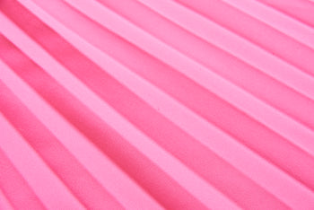 Lampshade Pleated Dress Pink