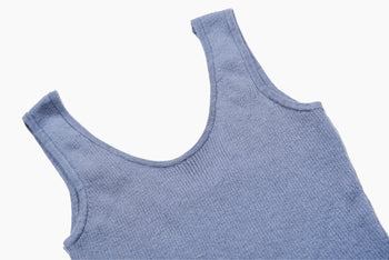 Siren Mermaid Dress Double Strap Blue