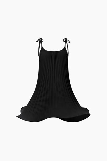 Candice Pink Flared Pleated Dress