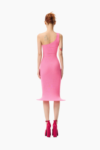 Siren Dress Pink Single-Strap