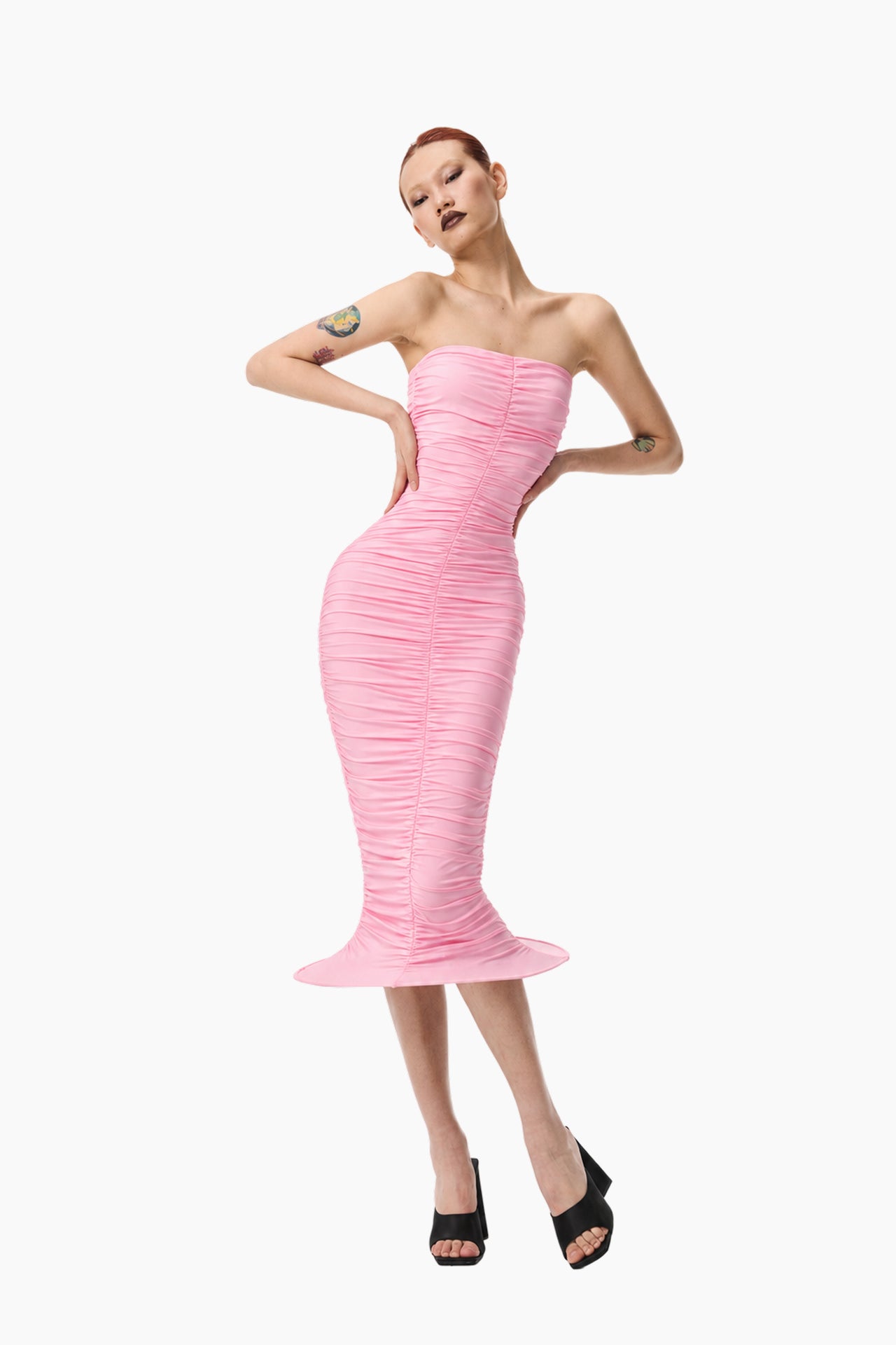 Siren Ruché Hourglass Dress