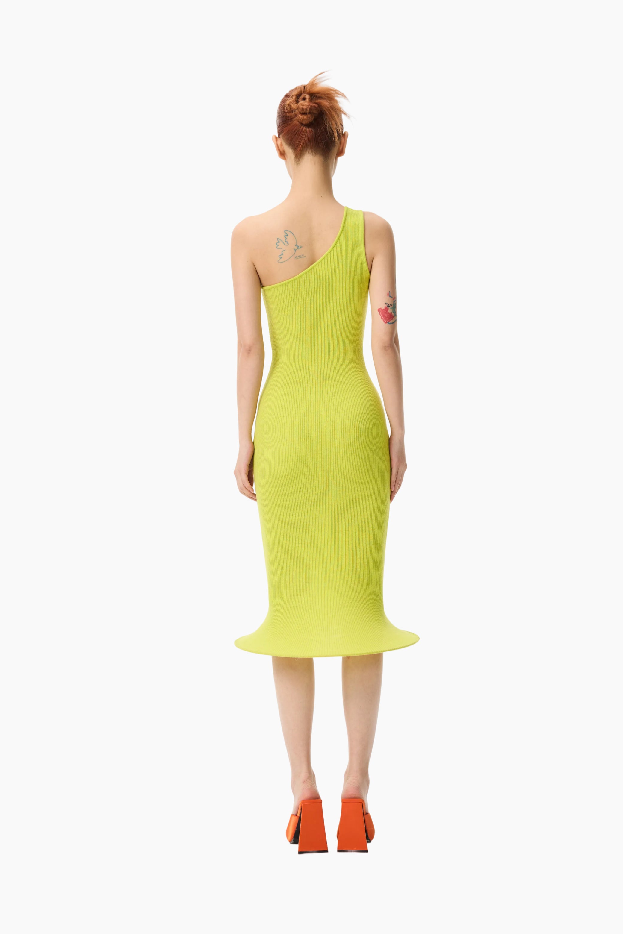 Siren Dress Neon Green Single-Strap - Bad Binch TONGTONG Siren Dress Neon Green Single-Strap - Bad Binch TONGTONG