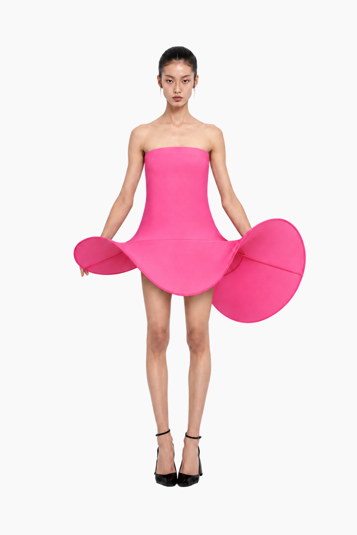 Fuscha Asymmetric Hoop Skirt