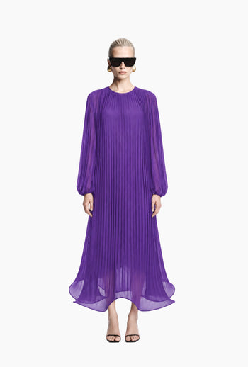 BoBois Long Sleeve Pleated Dress