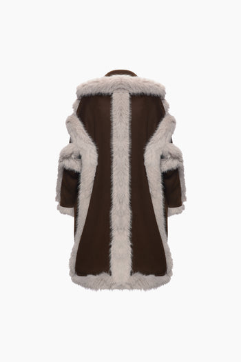 The Wool Cocoon Coat Olive Green