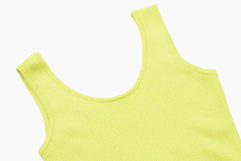 Siren Mermaid Dress Double Strap Neon