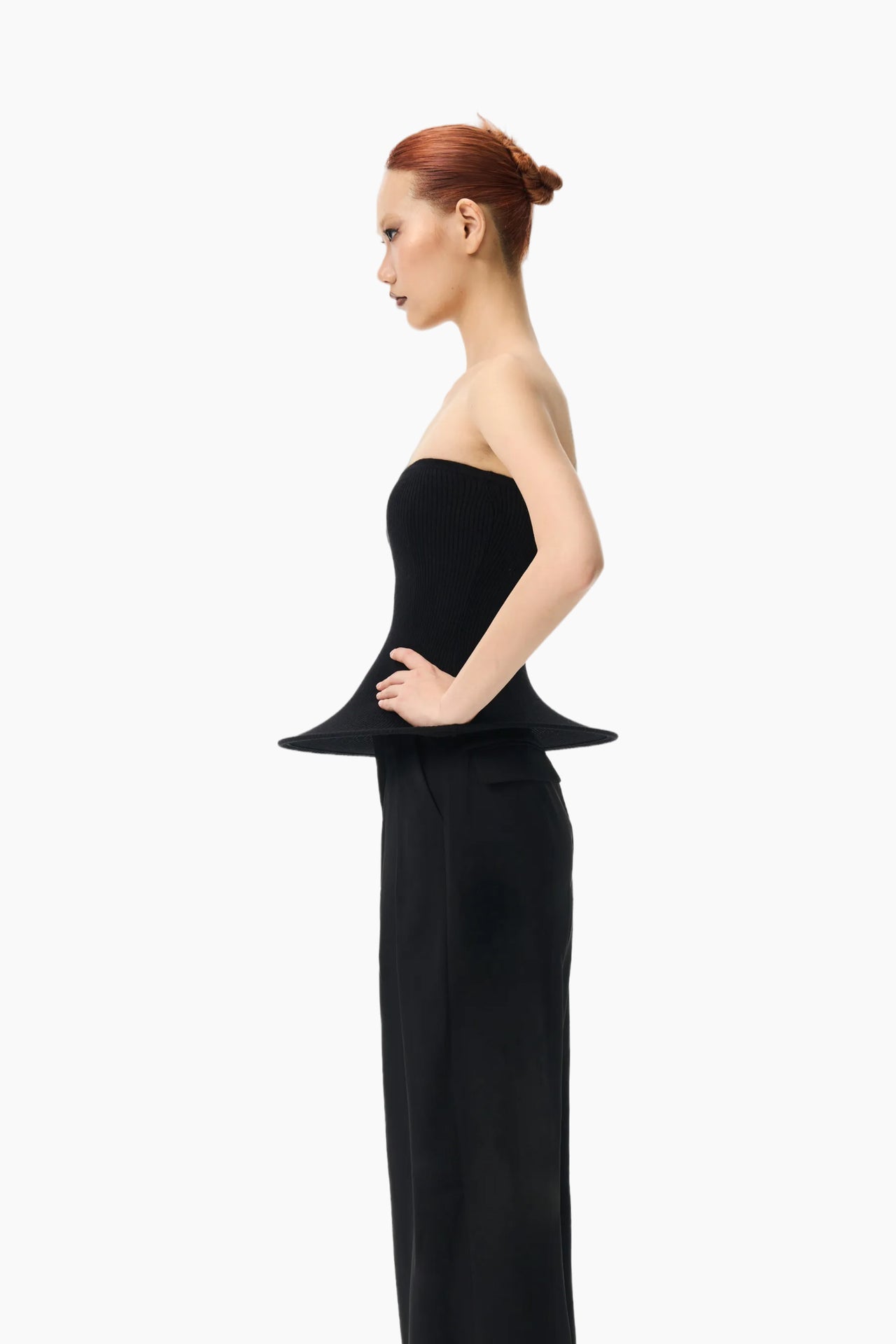 The Mermaid Strapless Knit Top